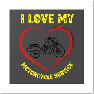 Rule of the Motorcycle Service Posters and Art